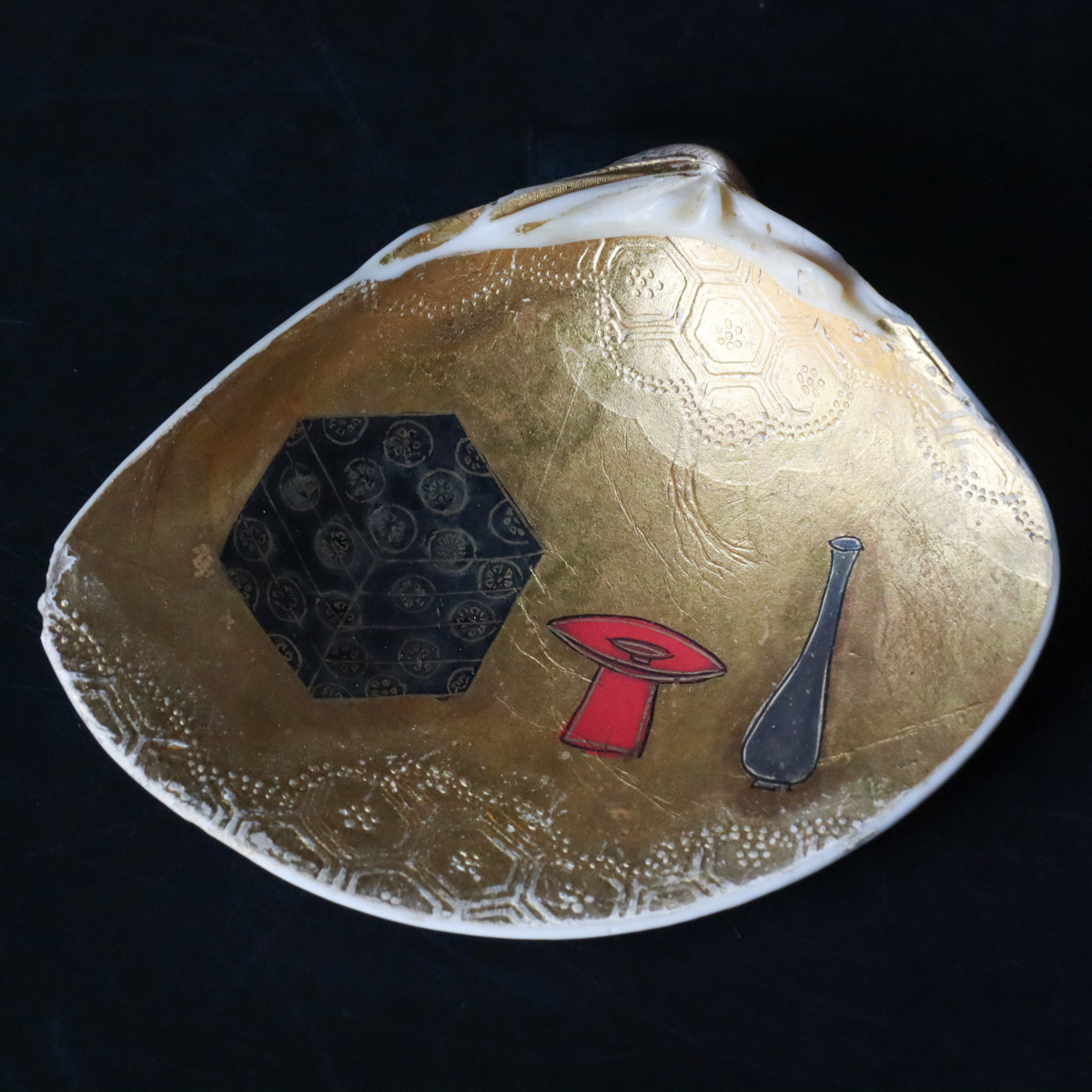 【海】鳳凰文香合 茶道具 箱付 美術品 骨董品 海】鳳凰文香合茶道具箱付美術品骨董品