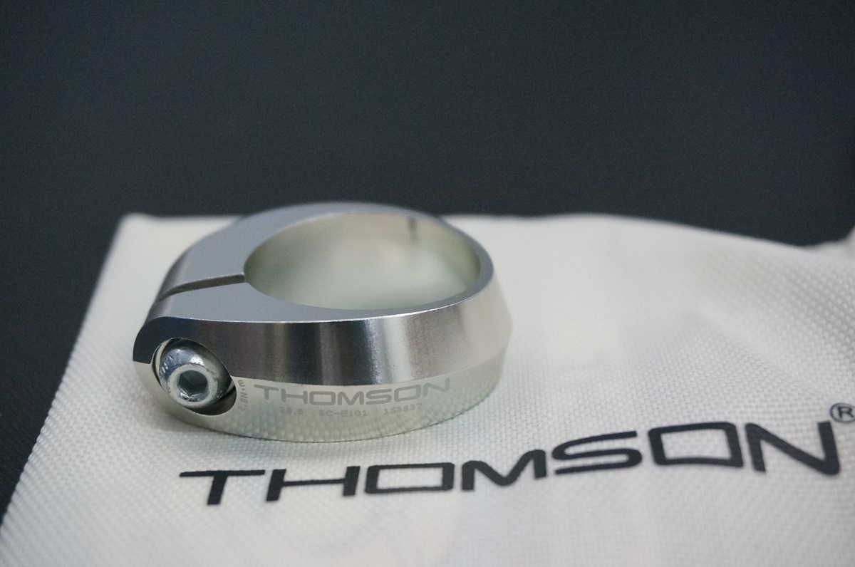 THOMSON 最高最強品質 トムソン シートカラー 28.6mm シルバー 銀 新品 基本的にお支払い頂いた翌日の発送になります 0923