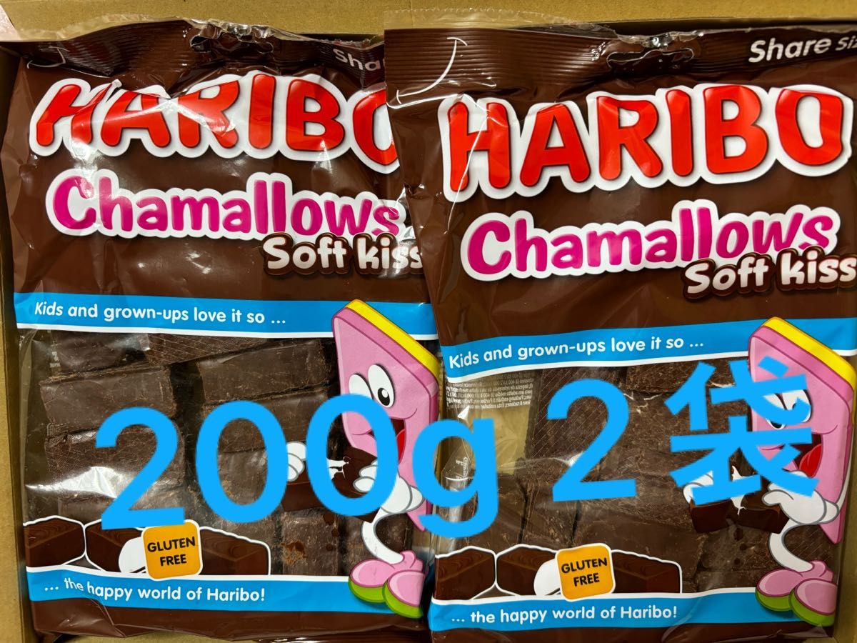 HARIBO ハリボー チョコマシュマロ 大容量200g 2袋セット HARIBO ハリボー チョコマシュマロ 大容量200g 2袋セット