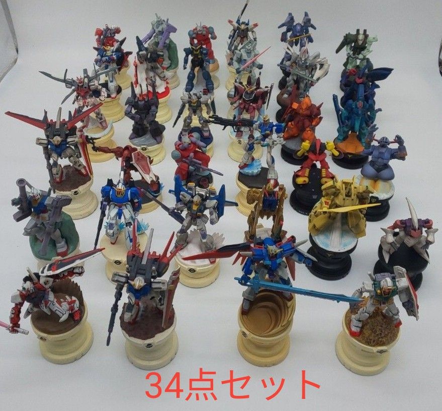 34点セット】 機動戦士ガンダム チェスピースコレクション 34点セット】 機動戦士ガンダム チェスピースコレクション