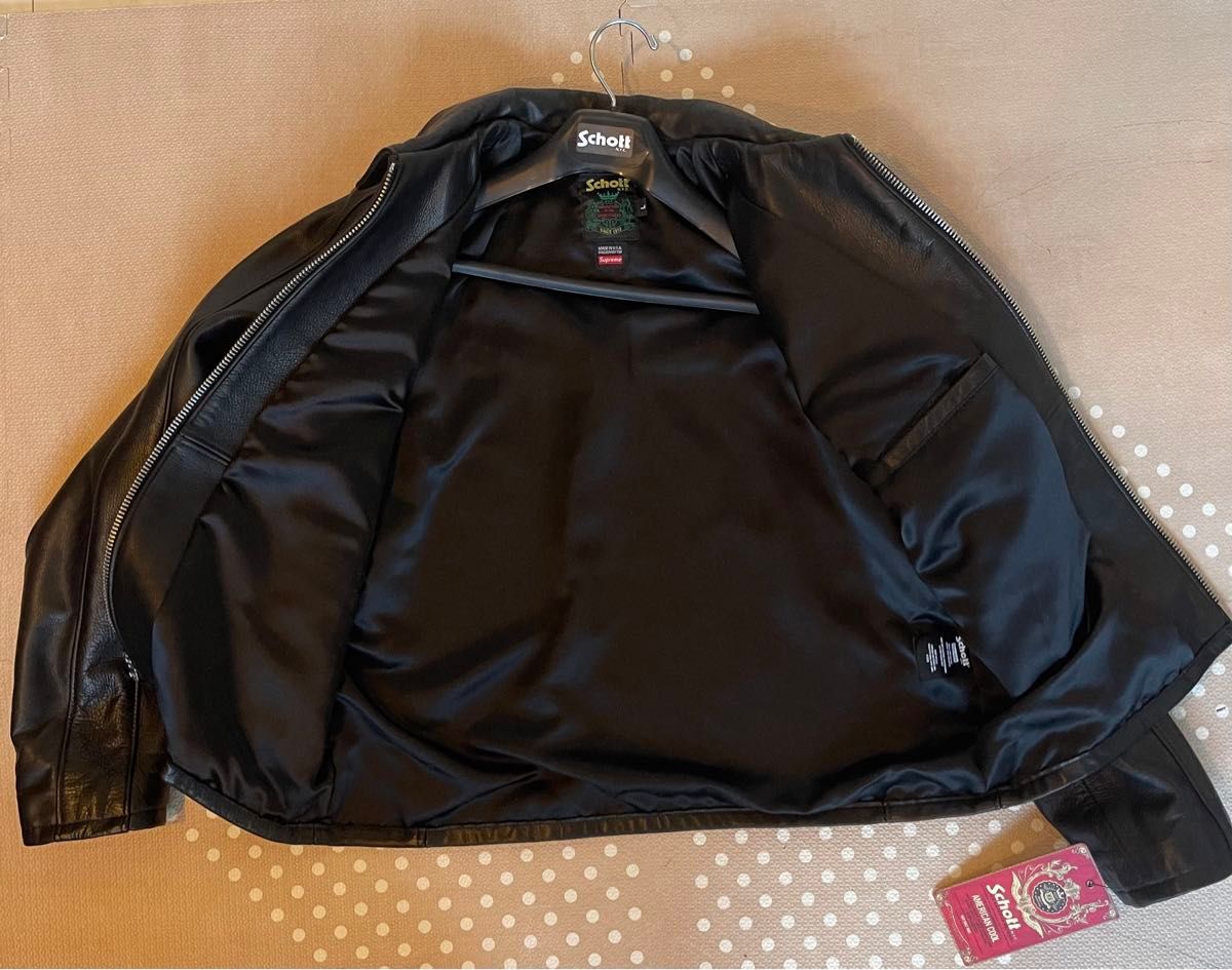 Supreme Schott Leather Racer Jacket|Yahoo!フリマ(旧PayPay Supreme Schott Leather Racer Jacket|Yahoo!フリマ(旧PayPay