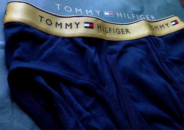 【既決USA】トミーヒルフィガー★TOMMY HILFIGER@完売【TOMMY】１枚ブリーフ【TommyHilfiger Cotton Classics Brief】 紺x金色 @M_画像7