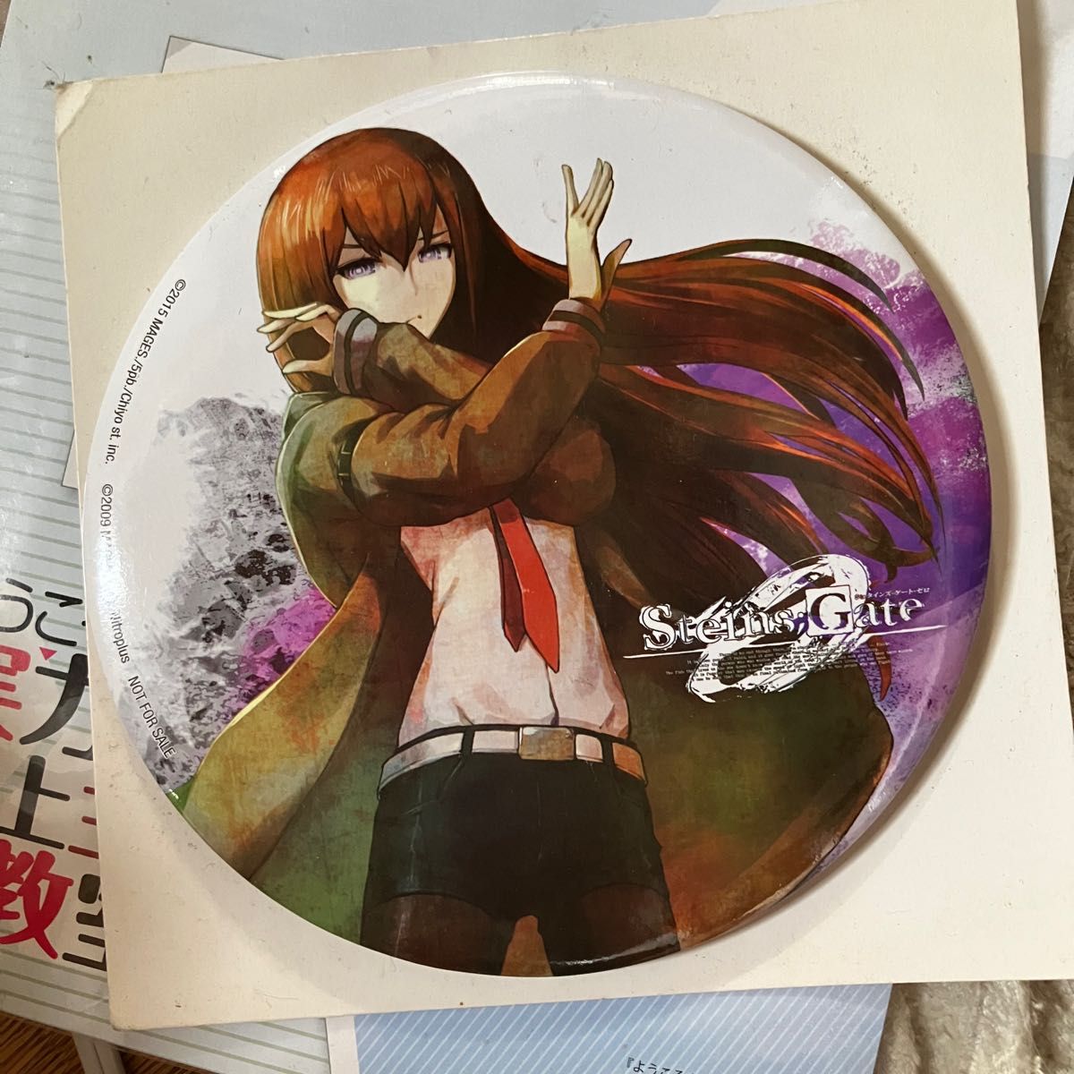 Steins Gate 0 シュタインズゲート ゼロ ビック缶バッジ 牧瀬紅 Steins Gate 0 シュタインズゲート ゼロ ビック缶バッジ 牧瀬紅