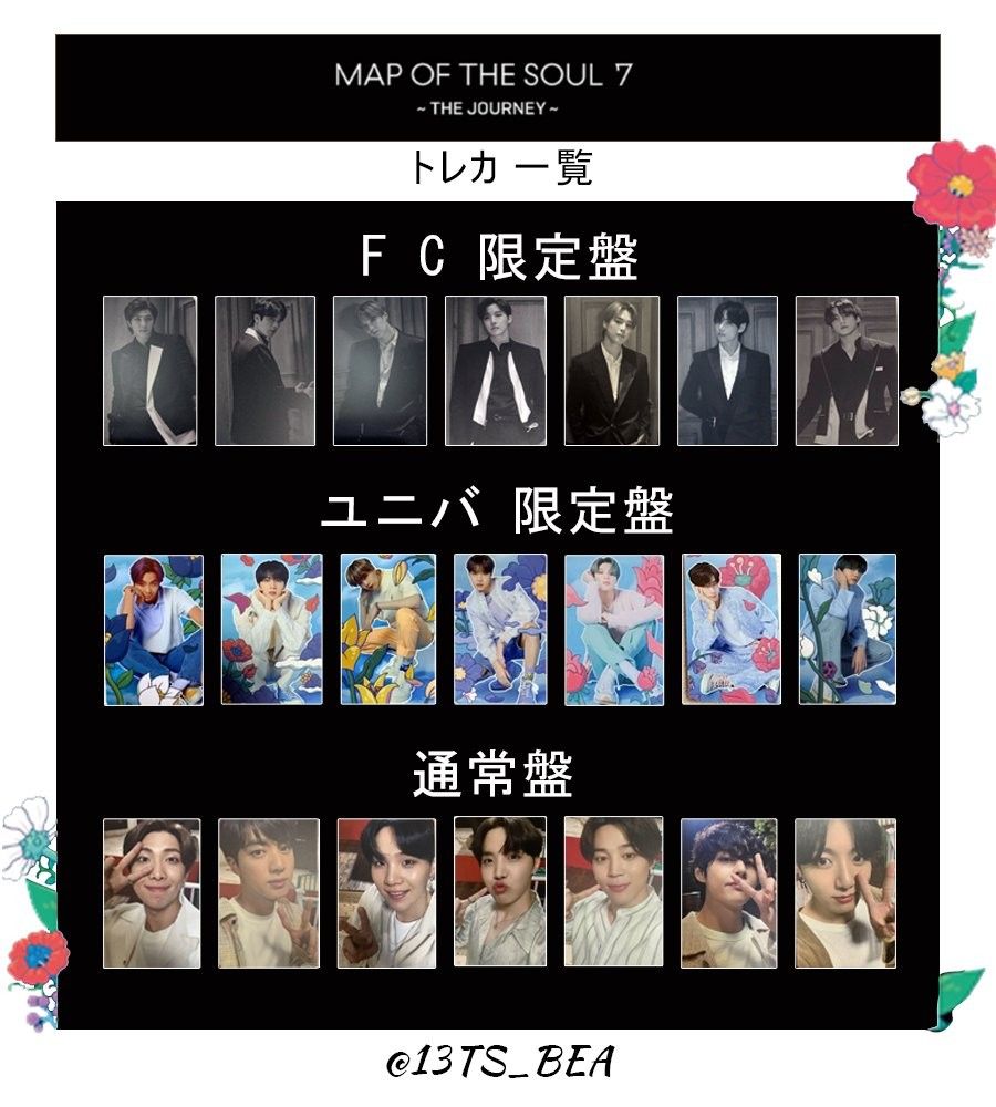 BTS 公式 ユニバ 特典 収納ケースつき トレカ MAPOFTHESOUL7 BTS 公式 ユニバ 特典 収納ケースつき トレカ MAPOFTHESOUL7