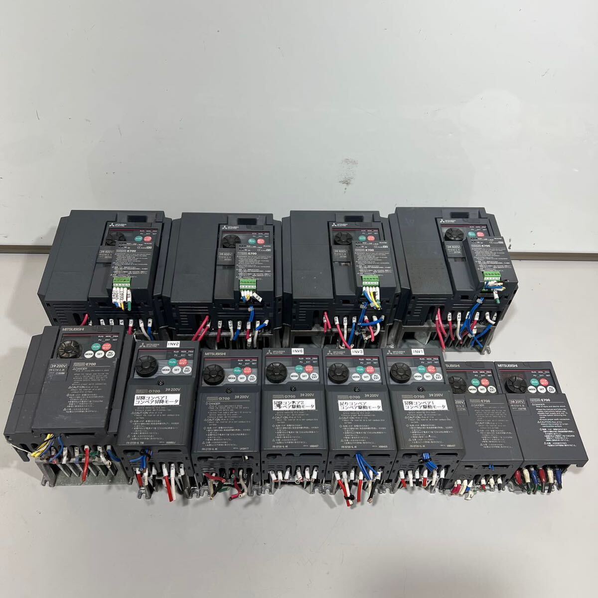 GB-5017 MITSUBISHI 三菱電機 汎用インバータ いろいろ　まとめて　計12点 動作未確認