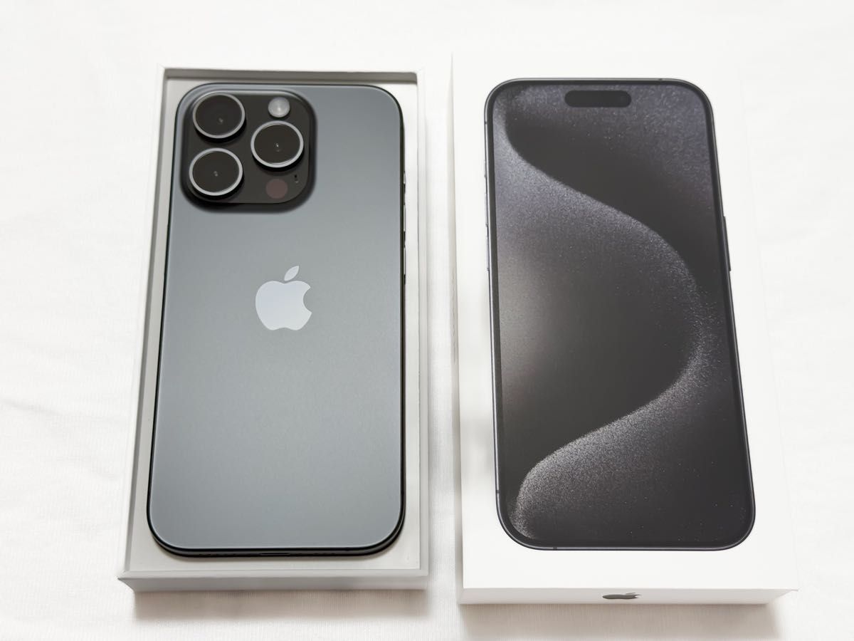 超美品】iPhone 15 Pro 256GB ブラックチタニウム SIMフリー 超美品】iPhone 15 Pro 256GB ブラックチタニウム SIMフリー