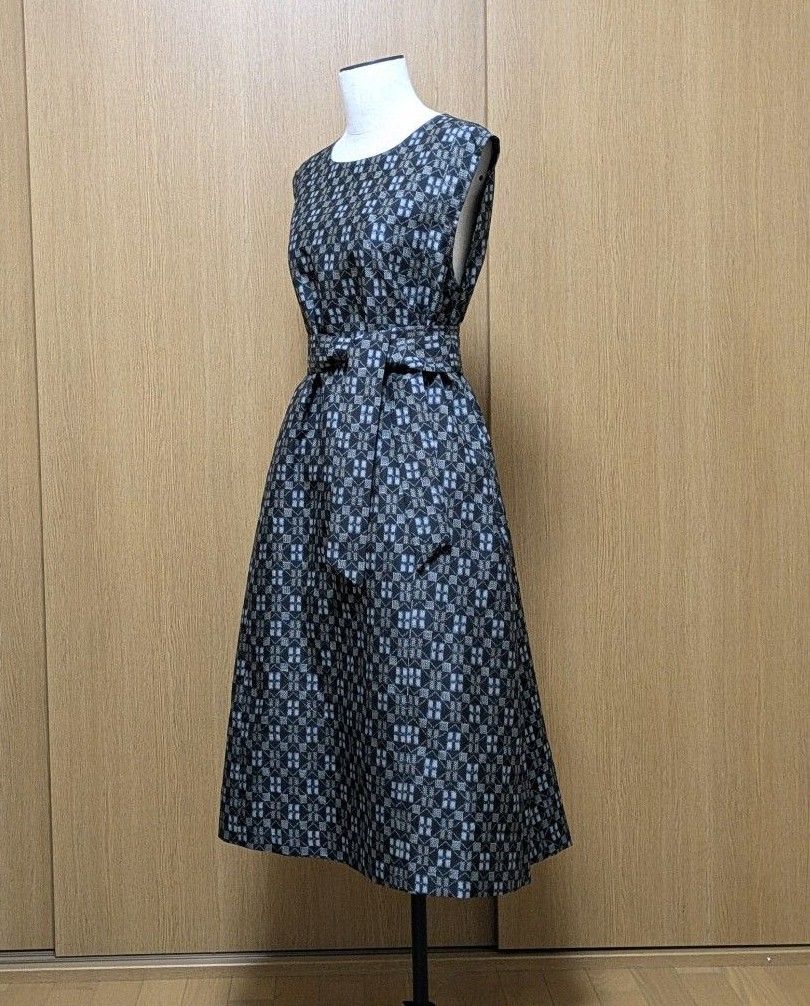 専用画面 着物リメイク ワンピース チュニック 大島紬 M-L 専用画面 着物リメイク ワンピース チュニック 大島紬 M-L