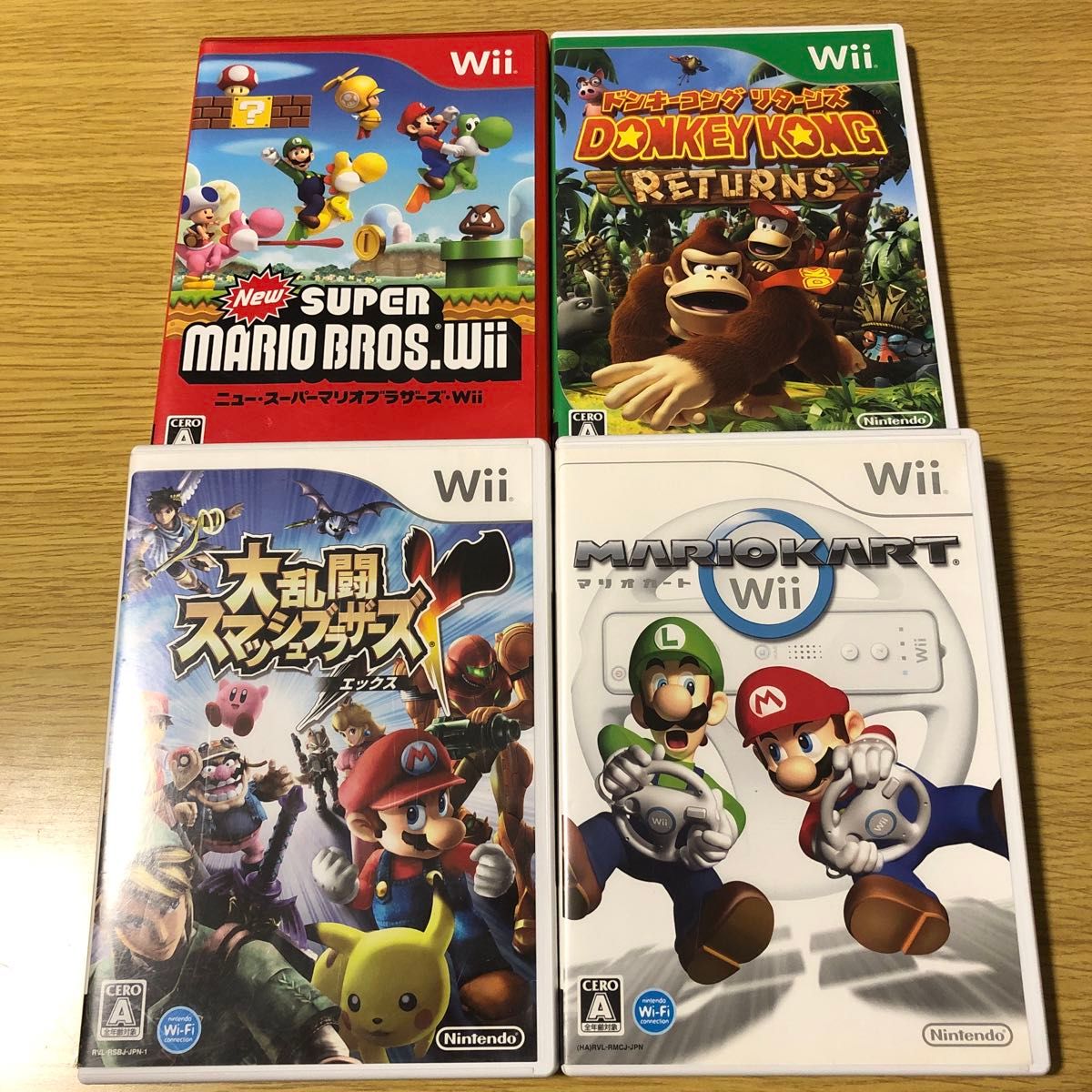 Wii本体 スーパーマリオブラザーズ ドンキーコング Wii ドンキーコングリターンズスマブラX NEWスーパーマリオ