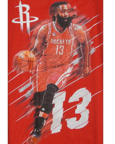 新品 即決 ＮＢＡ ロケッツ ハーデン フォトＴシャツ Ｍサイズ 送料込＆値引き_画像2