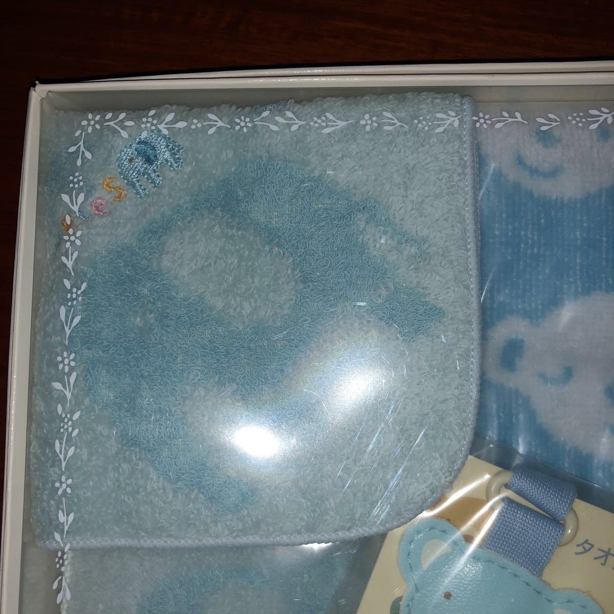 [mon acid yu|MON SEUIL][ weles| way ruz] baby gift set mascot * baby's bib * towel handkerchie * hand towel * towel clip 