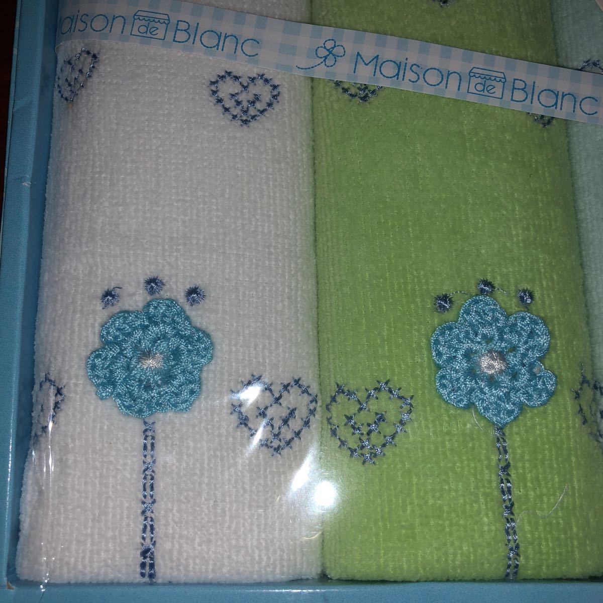 [Maison de Blanc] Mini towel 3 pieces set towel gift BOX new goods unused 