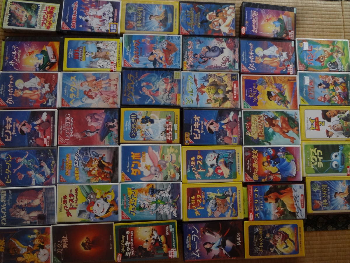 最安値に挑戦 ディズニーアニメ ミュージック まとめて大量セット Vhs ディズニー Labelians Fr