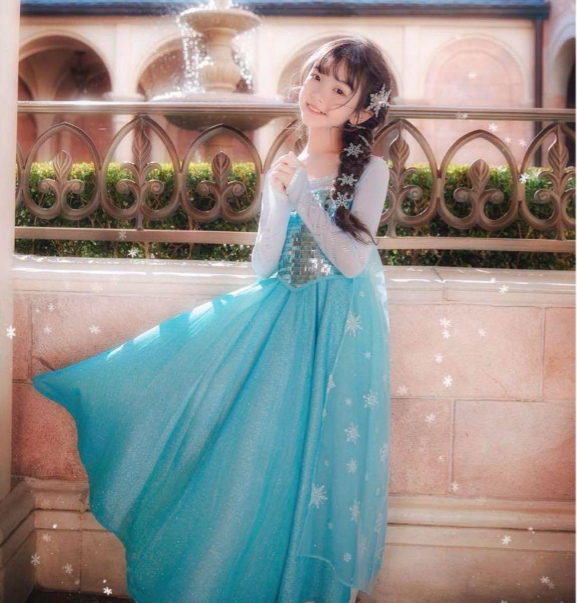 アナ雪 エルサ コスプレ ドレス アナと雪の女王 ハロウィン アナ雪 エルサ コスプレ ドレス アナと雪の女王 ハロウィン