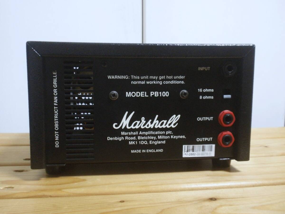美品良好】Marshall PB100 アッテネーター マーシャル POWER 美品良好】Marshall PB100 アッテネーター マーシャル POWER