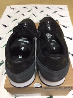 【早い者勝ち！本革未使用ブラックスニーカー！5980円即決出品！】Reebok CL LEATHER IT「BS6210」！通勤通学・オフィスカジュアル等用途広_画像2