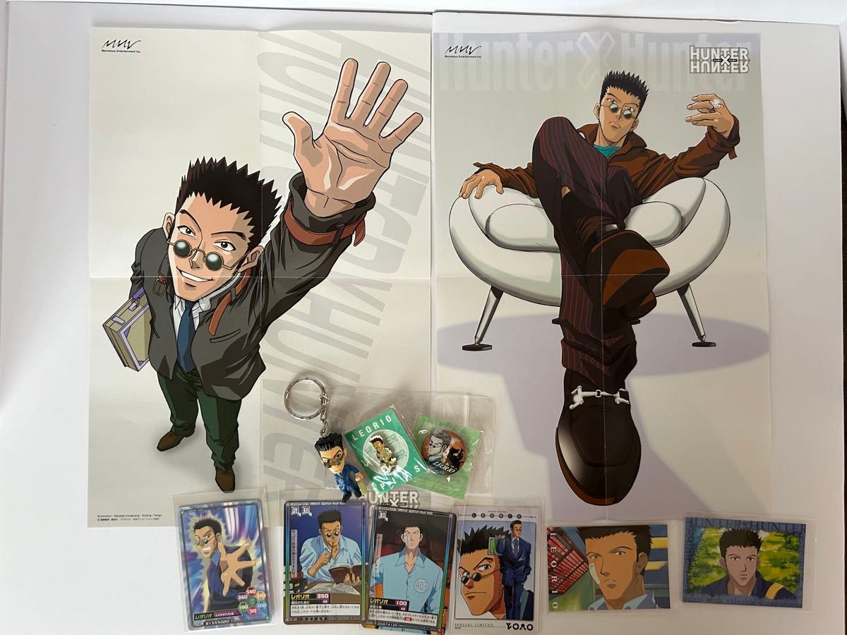 HUNTER×HUNTER 旧アニメ レオリオ DVD特典ポスター キーホルダー HUNTER×HUNTER 旧アニメ レオリオ DVD特典ポスター キーホルダー