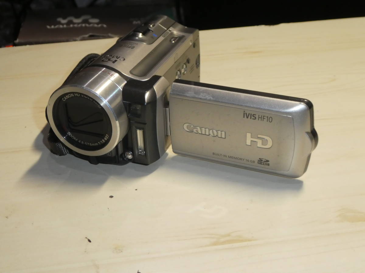 キャノン AVCHD デジタルハイビジョンビデオカメラ ivis HF10 16G