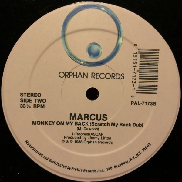 Marcus / Monkey On My Back_画像2