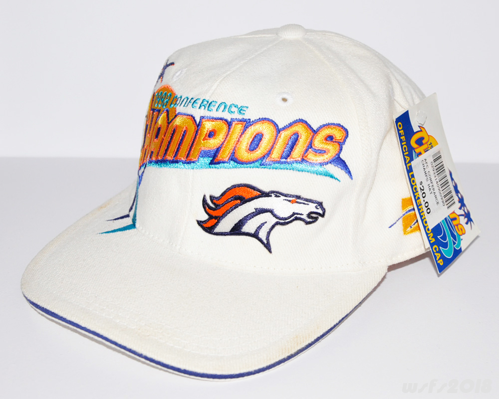 【NFL/新品】1999カンファレンスチャンピオンロッカールームキャップ（デンバーブロンコス）【Sports Specialties/スポーツスペシャリティ_画像1