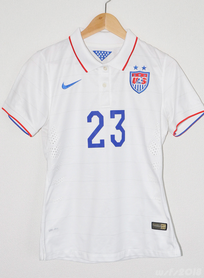 ヤフオク サッカー Used １４アメリカ代表 女子 ユニ