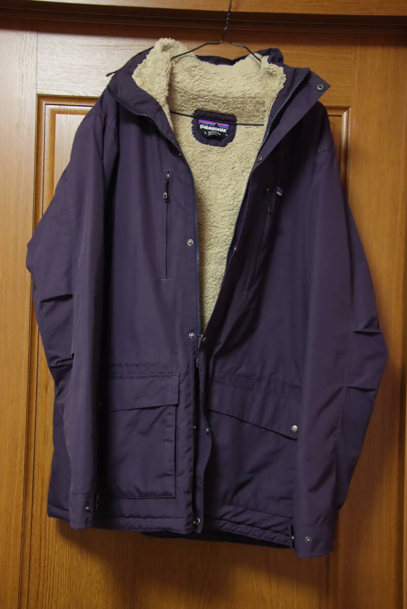 美品 patagonia 旧 イスマスパーカ L インファーノ ジャケット ボア フーディ パーカー マウンテンパーカ 廃番希少品