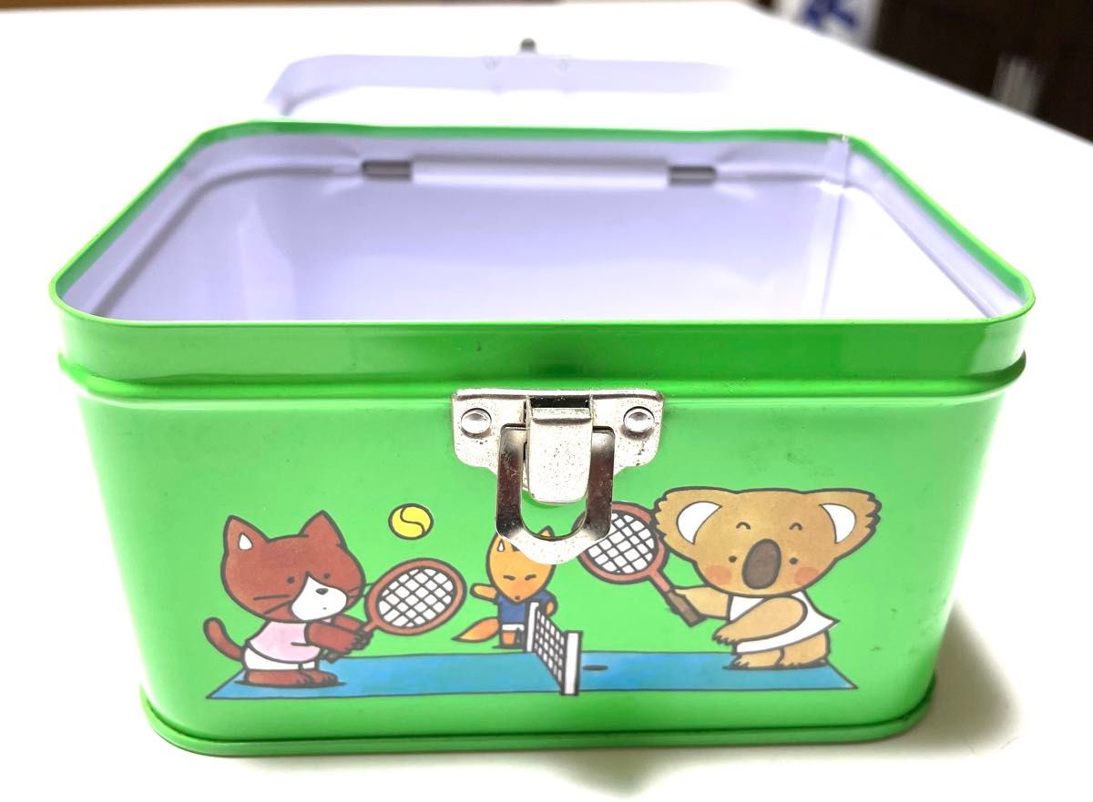 昭和レトロ 缶ボックス 当時物 小物入れ レトロ 空き缶 動物 昭和レトロ 缶ボックス 当時物 小物入れ レトロ 空き缶 動物