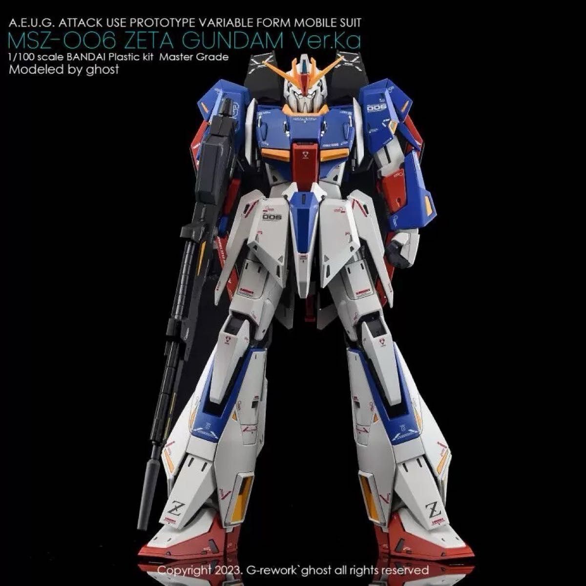 MG 1/100 MSZ-006ゼータガンダム Ver Ka専用水転写式デカール MG 1/100 MSZ-006ゼータガンダム Ver Ka専用水転写式デカール