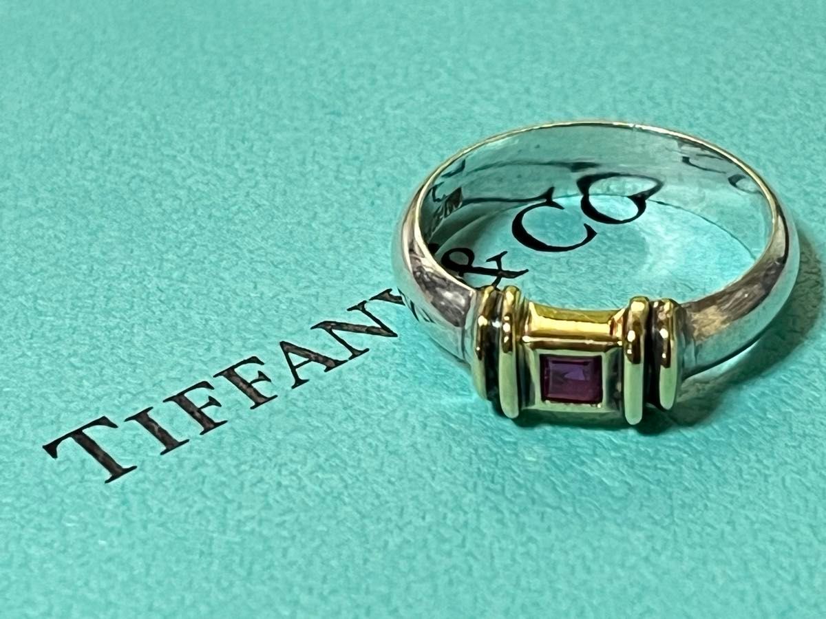 Tiffany&Co ティファニー リング スタッキング ルビー750 K18 Tiffany&Co ティファニー リング スタッキング ルビー750 K18