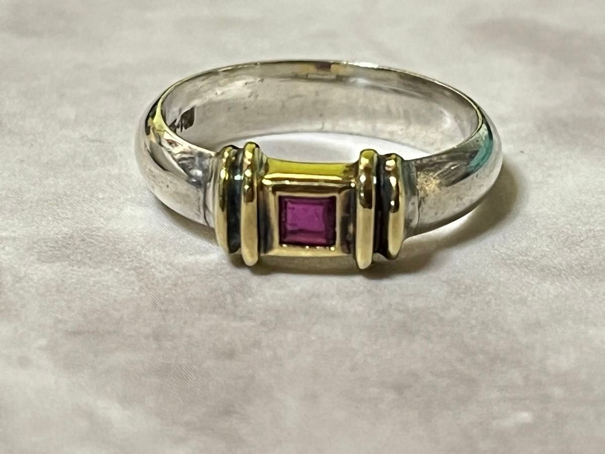 Tiffany&Co ティファニー リング スタッキング ルビー750 K18 Tiffany&Co ティファニー リング スタッキング ルビー750 K18