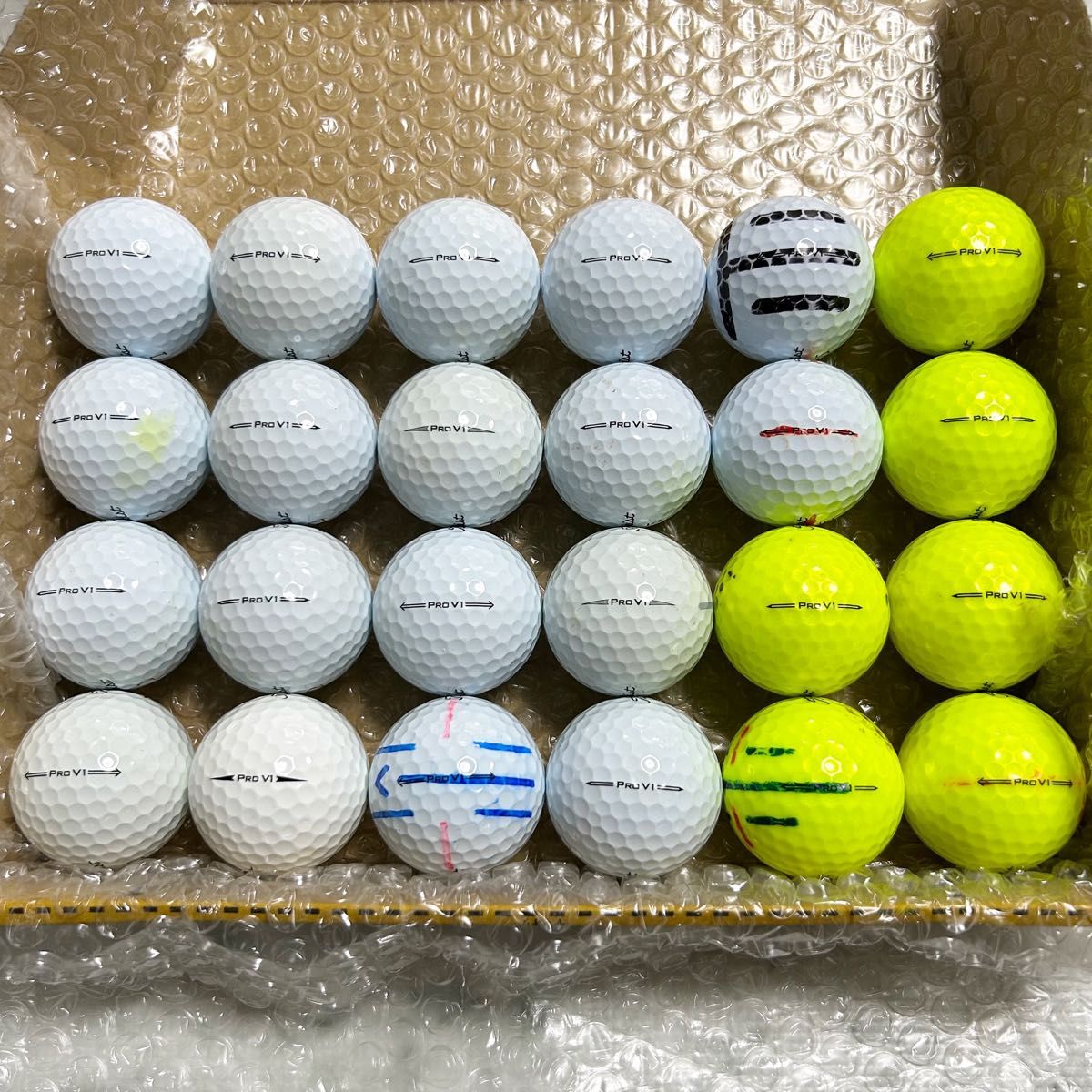 Titleist タイトリスト ロストボール ゴルフボール PRO V1 24球 Titleist タイトリスト ロストボール ゴルフボール PRO V1 24球