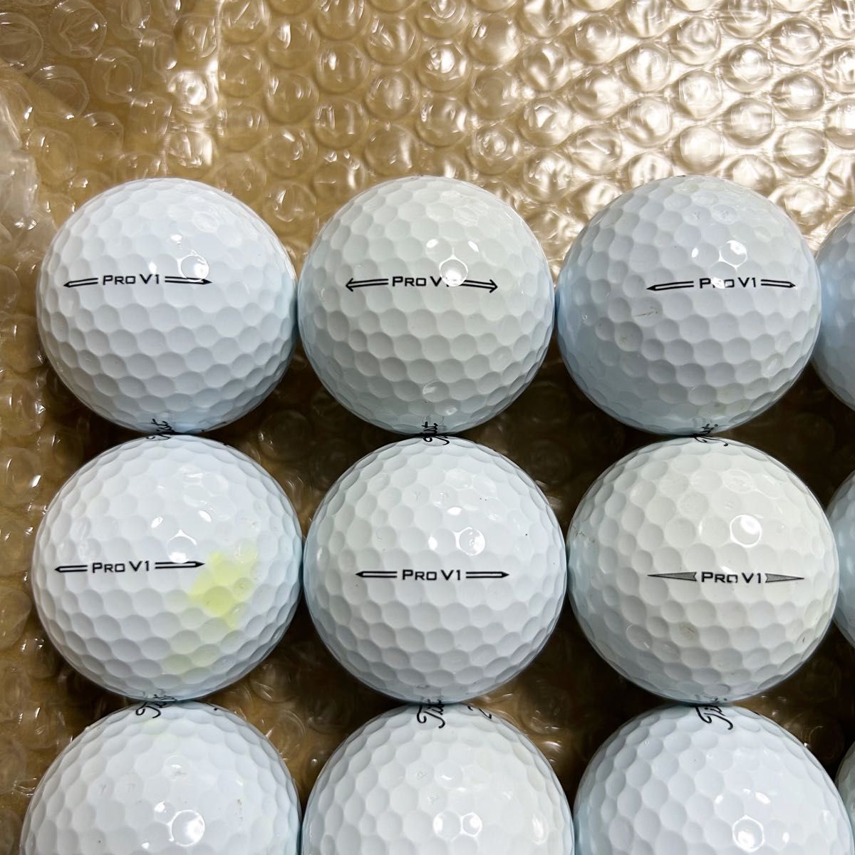 Titleist タイトリスト ロストボール ゴルフボール PRO V1 24球 Titleist タイトリスト ロストボール ゴルフボール PRO V1 24球