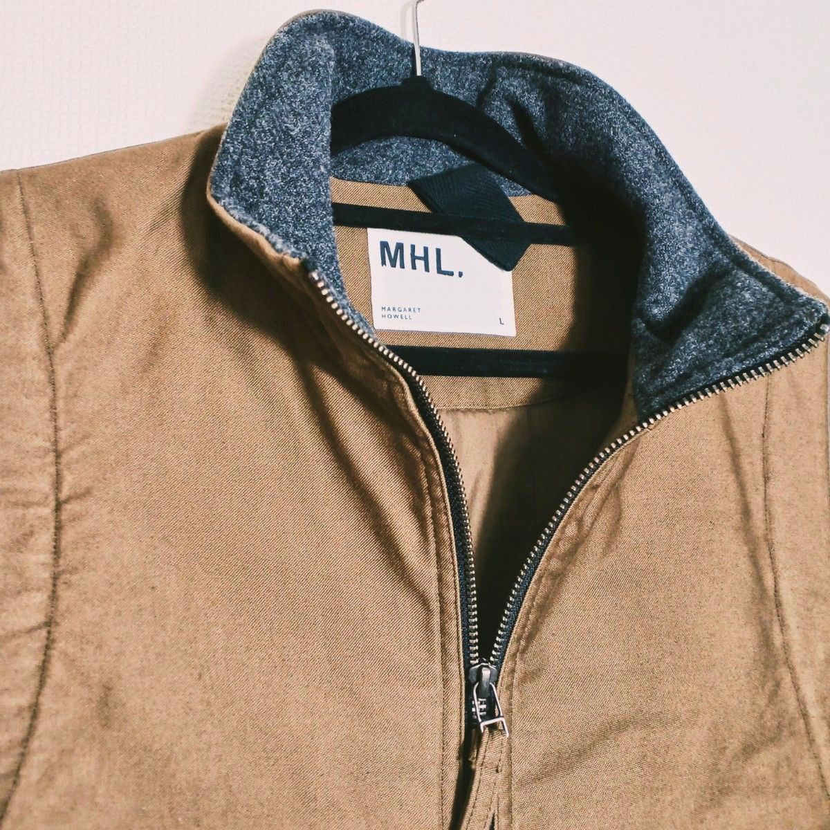 美品 人気】MHL DRY COTTON MOLESKIN ベスト L MARGARET HOWELL 美品 人気】MHL DRY COTTON MOLESKIN ベスト L MARGARET HOWELL