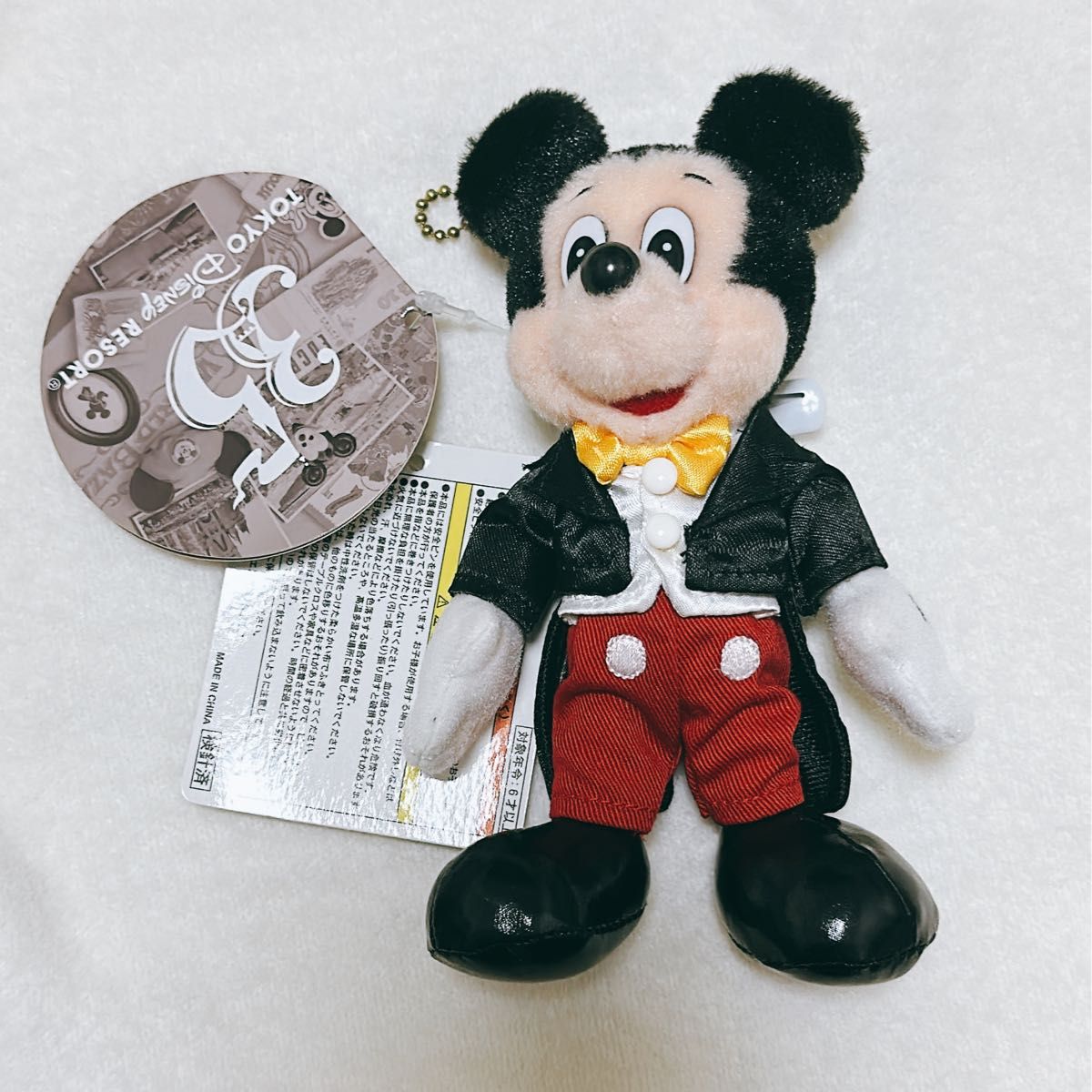 ディズニー ぬいぐるみバッジ ミッキー 35周年 レトロ 復刻版 ディズニー ぬいぐるみバッジ ミッキー 35周年 レトロ 復刻版
