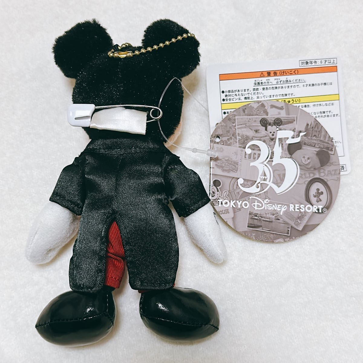 ディズニー ぬいぐるみバッジ ミッキー 35周年 レトロ 復刻版 ディズニー ぬいぐるみバッジ ミッキー 35周年 レトロ 復刻版
