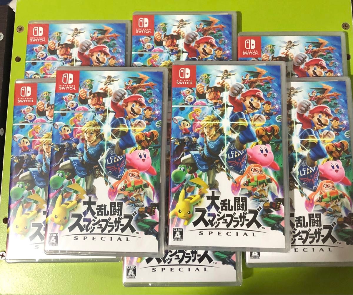 大乱闘スマッシュブラザーズ Nintendo Switch 6枚 新品未開封 大乱闘スマッシュブラザーズ Nintendo Switch 6枚 新品未開封