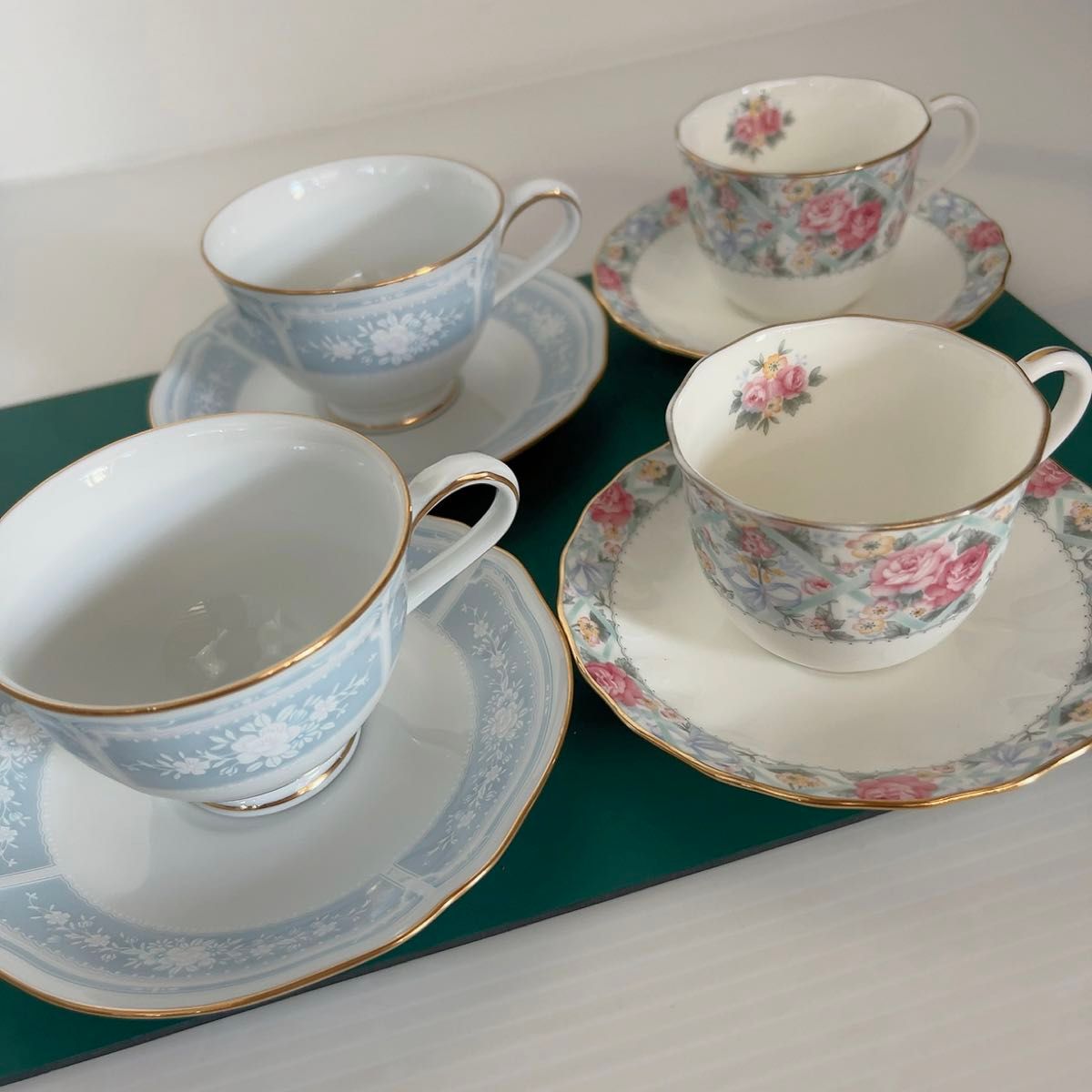 780美品 ノリタケ ティーカップ & ソーサー 4客Noritake 4589 780美品 ノリタケ ティーカップ & ソーサー 4客Noritake 4589