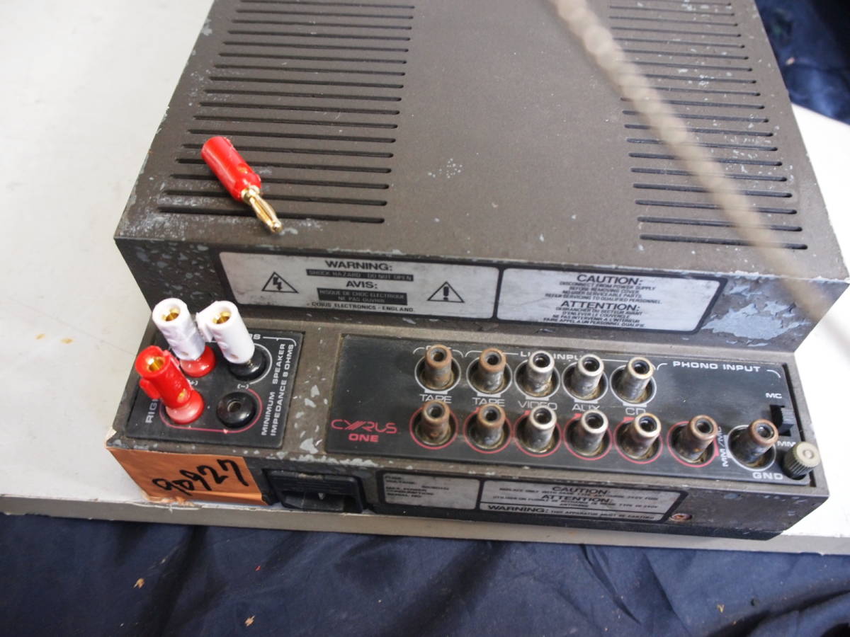  exterior Junk MM MC attaching pre-main amplifier Mission Cyrus 2 working properly goods [3 months guarantee ]90927