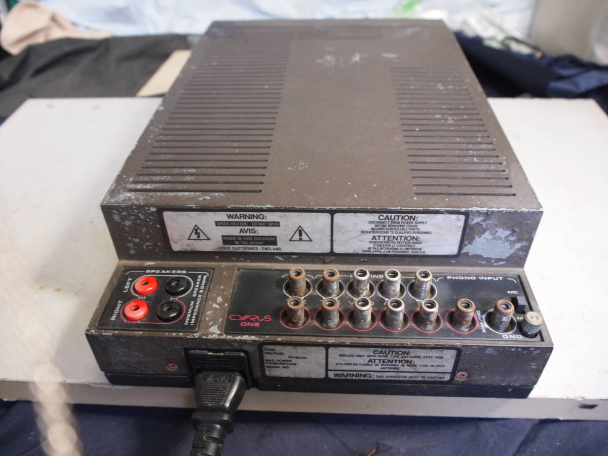  exterior Junk MM MC attaching pre-main amplifier Mission Cyrus 2 working properly goods [3 months guarantee ]90927