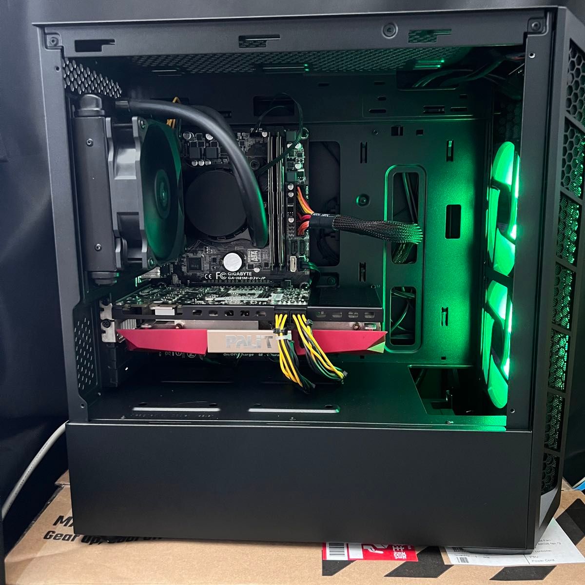 ゲーミングPC】簡易水冷式PC i7 メモリ16GB 高性能GTX 新古品 ゲーミングPC】簡易水冷式PC i7 メモリ16GB 高性能GTX 新古品
