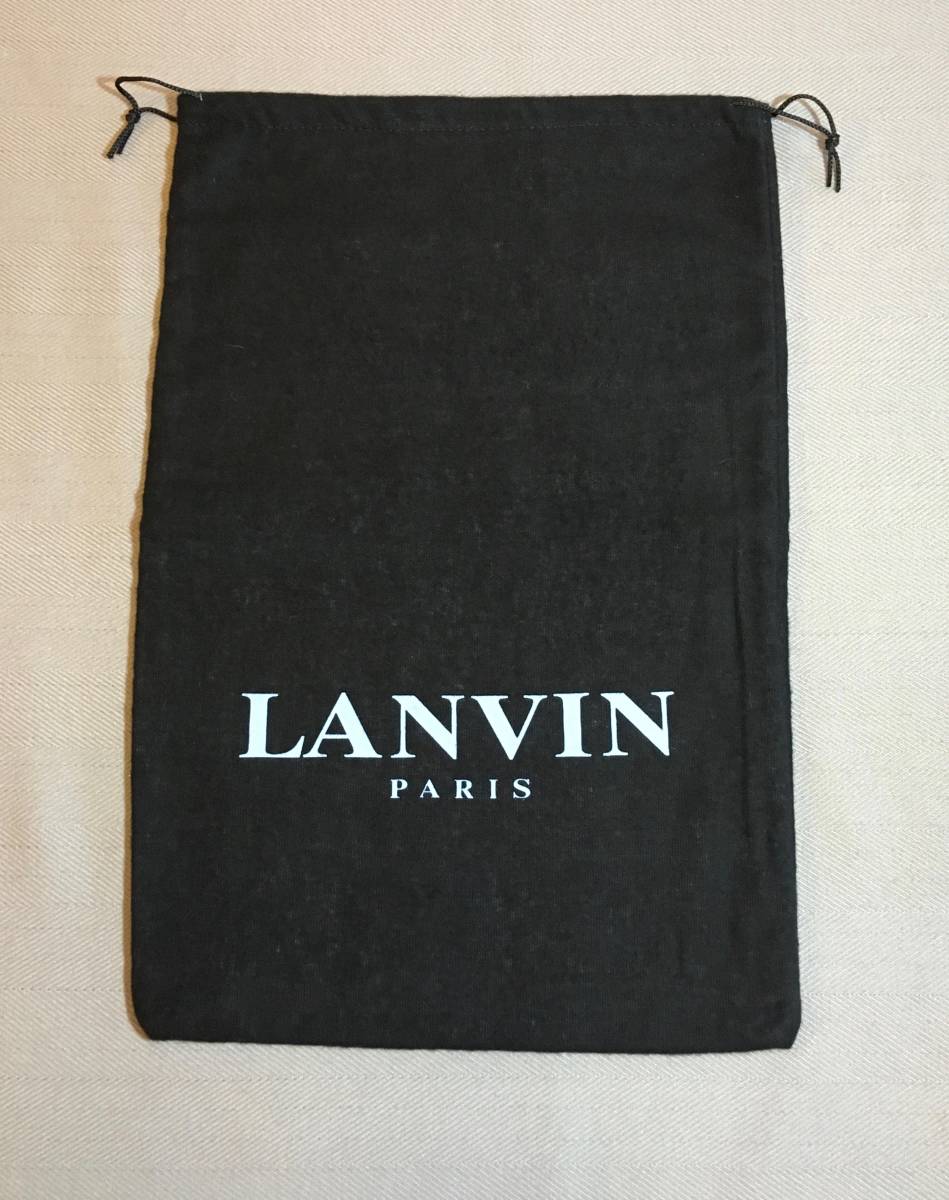 送料無料 即決 ランバン パンプス 靴 シューズ 保存袋 LANVIN ロゴ_画像1