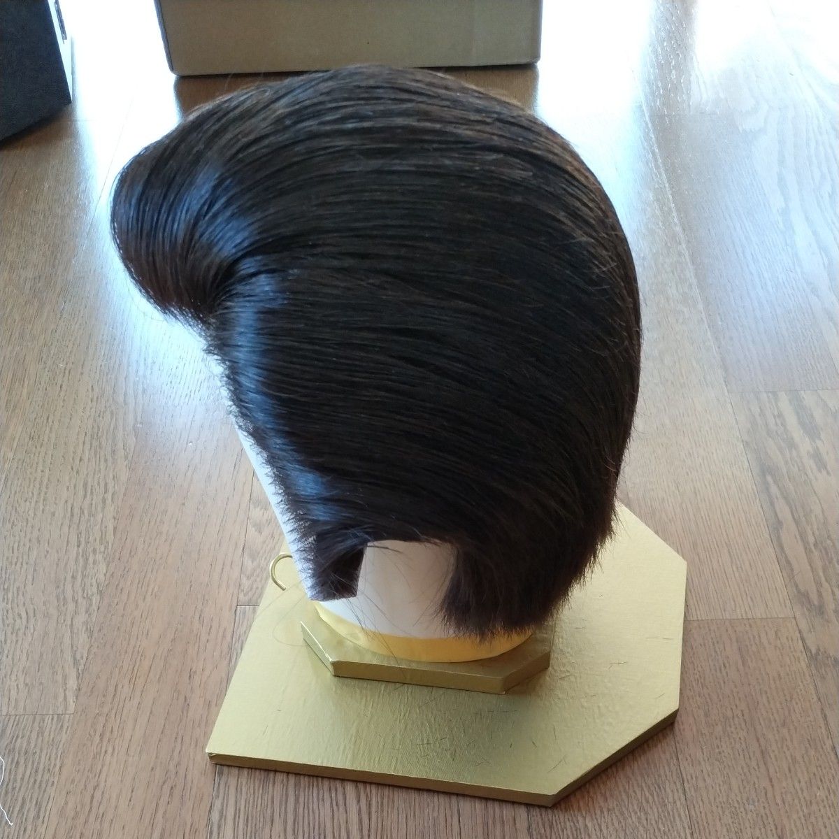 中古 日本髪かつら 日本舞踊 男踊り用 ザンギリ サイズ小 白アミ 中古 日本髪かつら 日本舞踊 男踊り用 ザンギリ サイズ小 白アミ