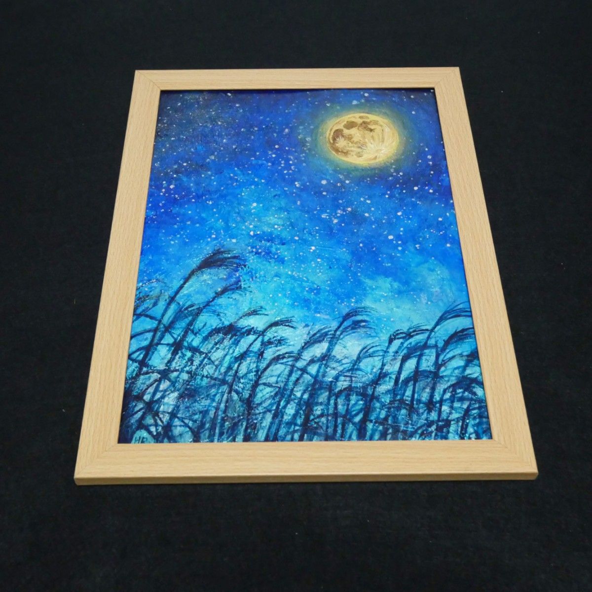 油絵 油彩 油彩画 絵 絵画【青のお月見】|Yahoo!フリマ(旧 油絵 油彩 油彩画 絵 絵画【青のお月見】|Yahoo!フリマ(旧