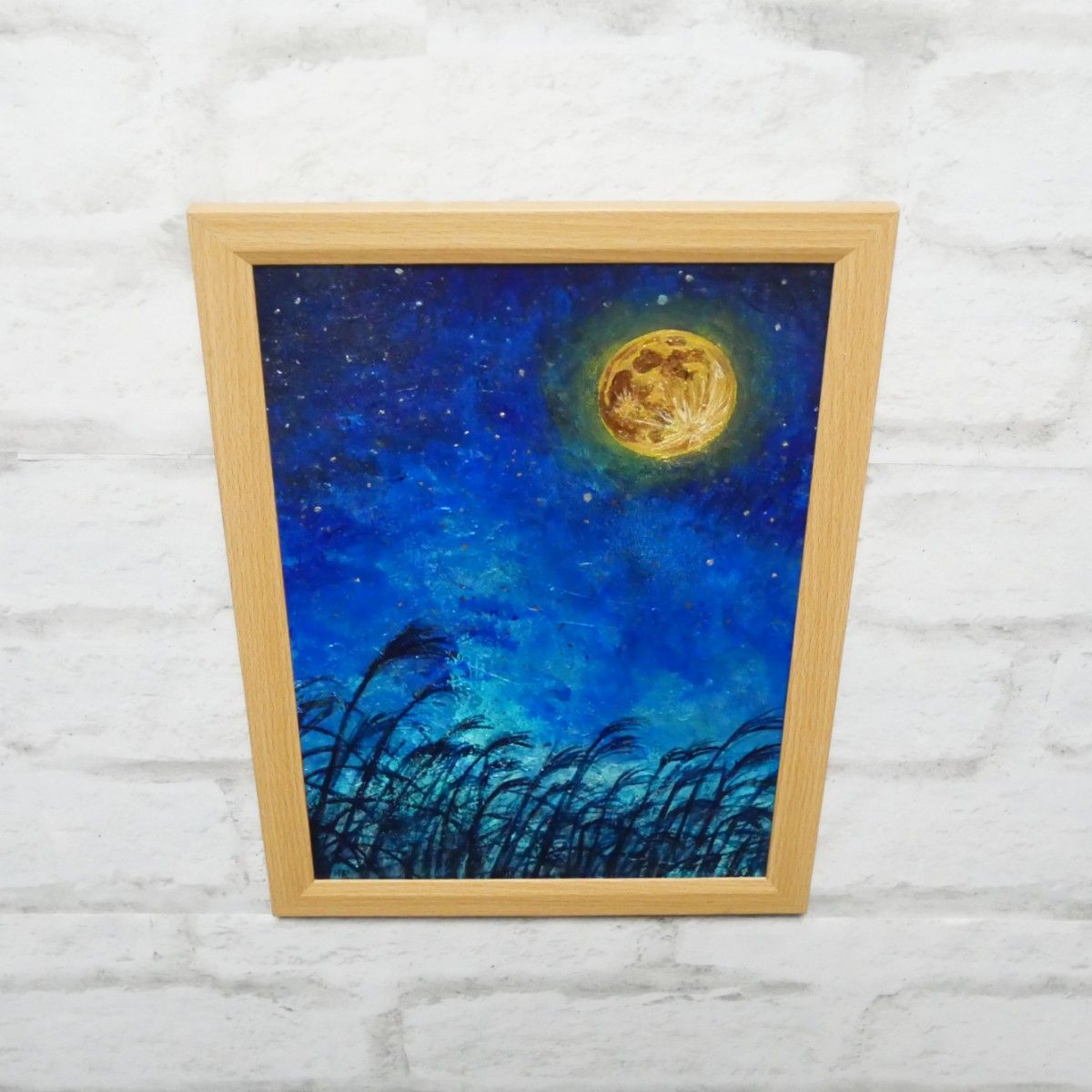 油絵 油彩 油彩画 絵 絵画【青のお月見】|Yahoo!フリマ(旧 油絵 油彩 油彩画 絵 絵画【青のお月見】|Yahoo!フリマ(旧