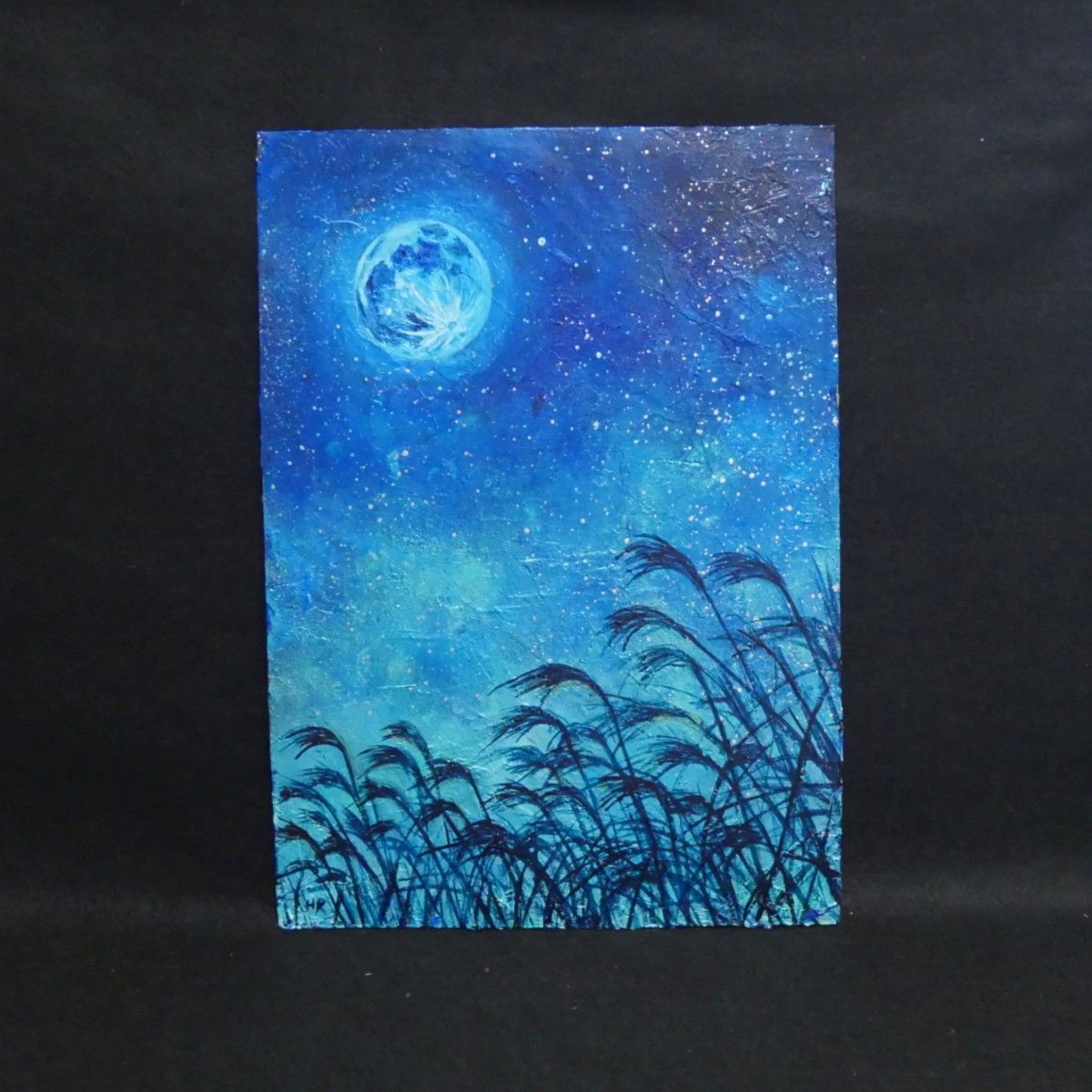 油絵 油彩 油彩画 絵 絵画【青のお月見】|Yahoo!フリマ(旧 油絵 油彩 油彩画 絵 絵画【青のお月見】|Yahoo!フリマ(旧