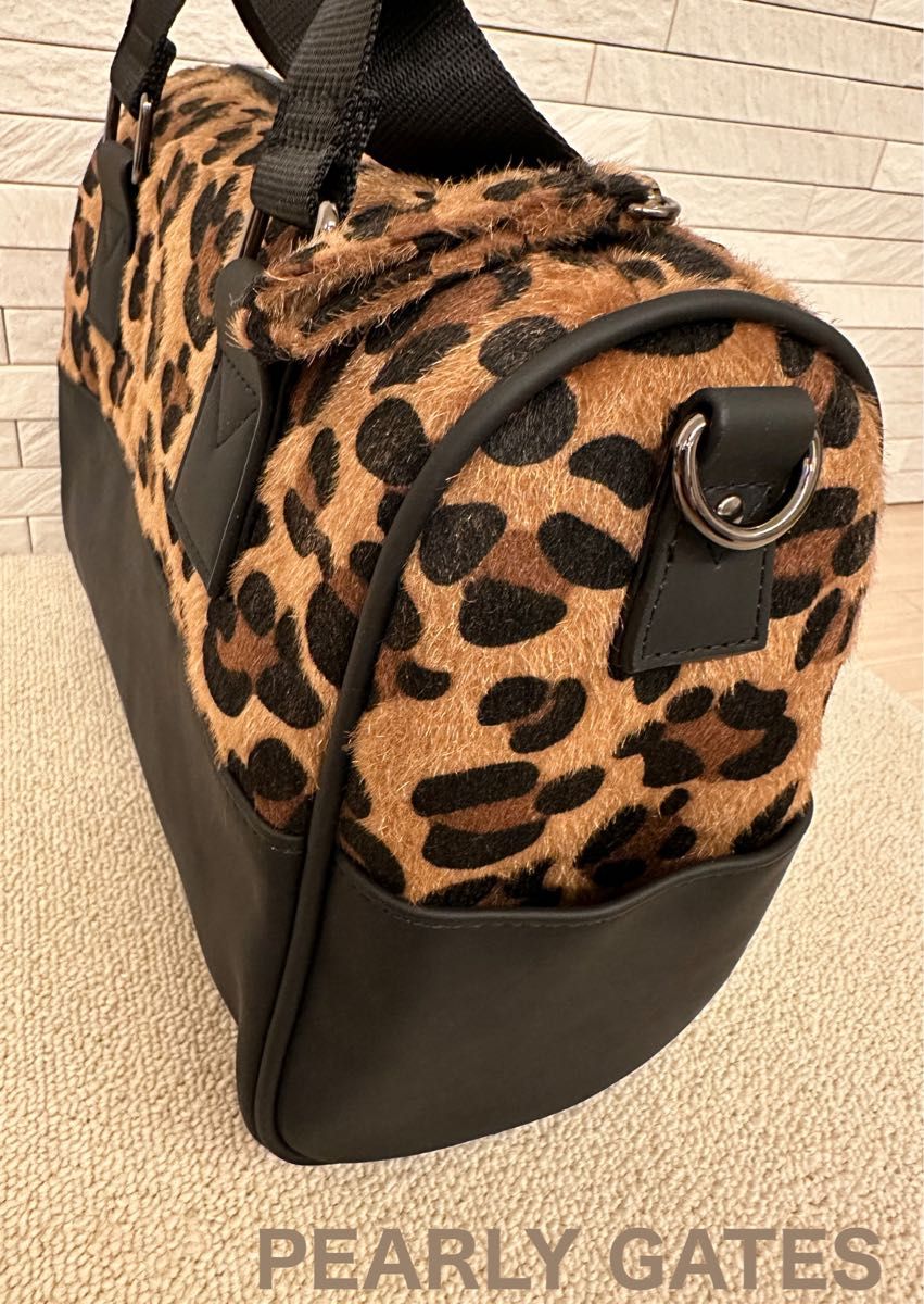パーリーゲイツ カートバッグ 新品 レオパード ヒョウ柄 パーリーゲイツ カートバッグ 新品 レオパード ヒョウ柄