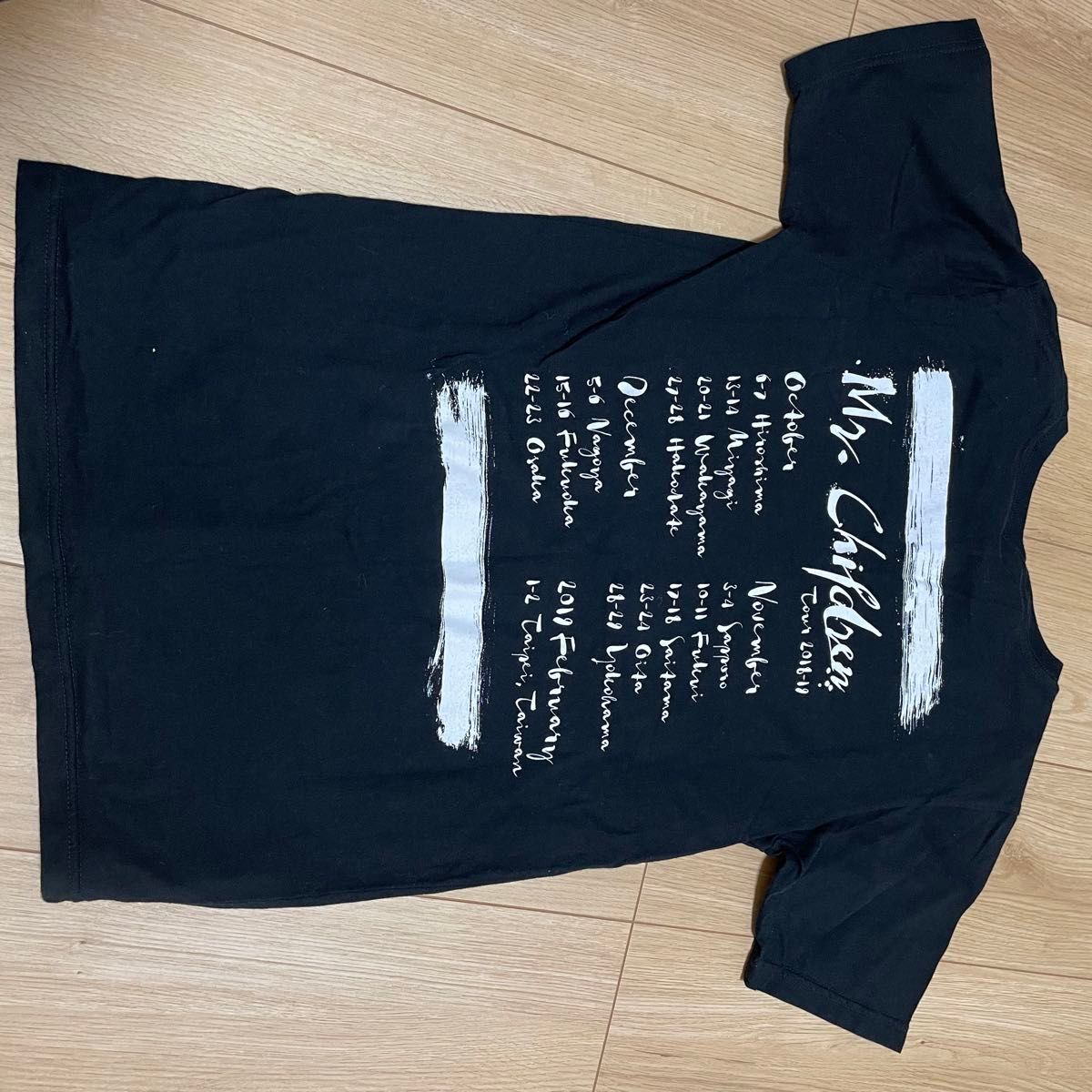 Mr Children Gravity&Breath Tシャツ ブラック 重力と呼吸 Mr Children Gravity&Breath Tシャツ ブラック 重力と呼吸