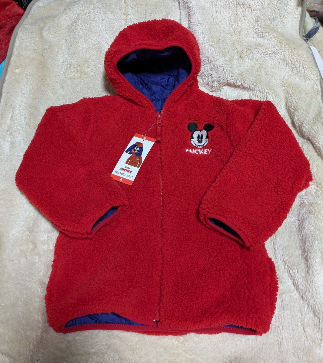 新品】リバーシブルジャケット・ミッキーマウス・6T|Yahoo 新品】リバーシブルジャケット・ミッキーマウス・6T|Yahoo
