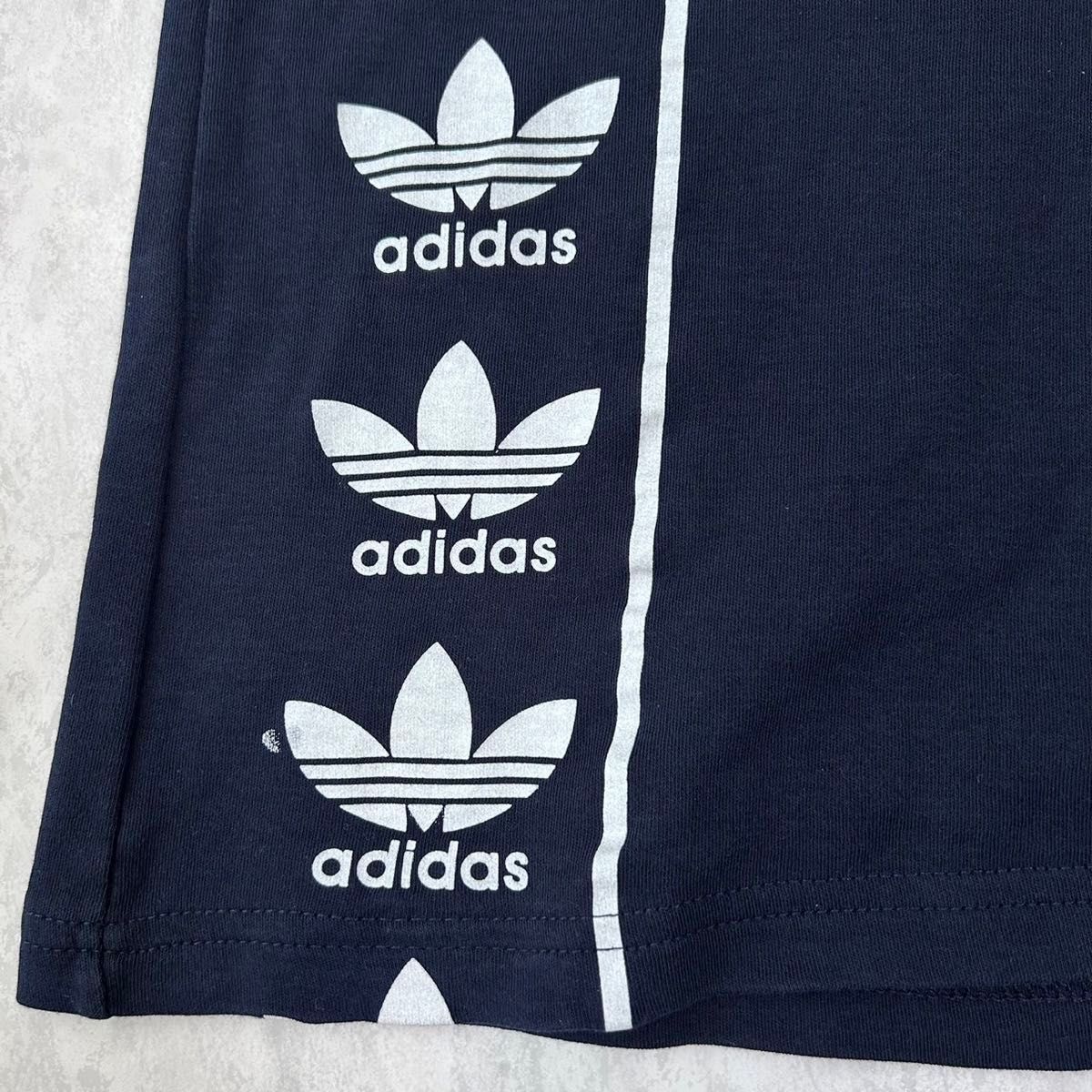 アディダス トレフォイルロゴ 総柄 Lサイズ adidas スポーツタグ アディダス トレフォイルロゴ 総柄 Lサイズ adidas スポーツタグ