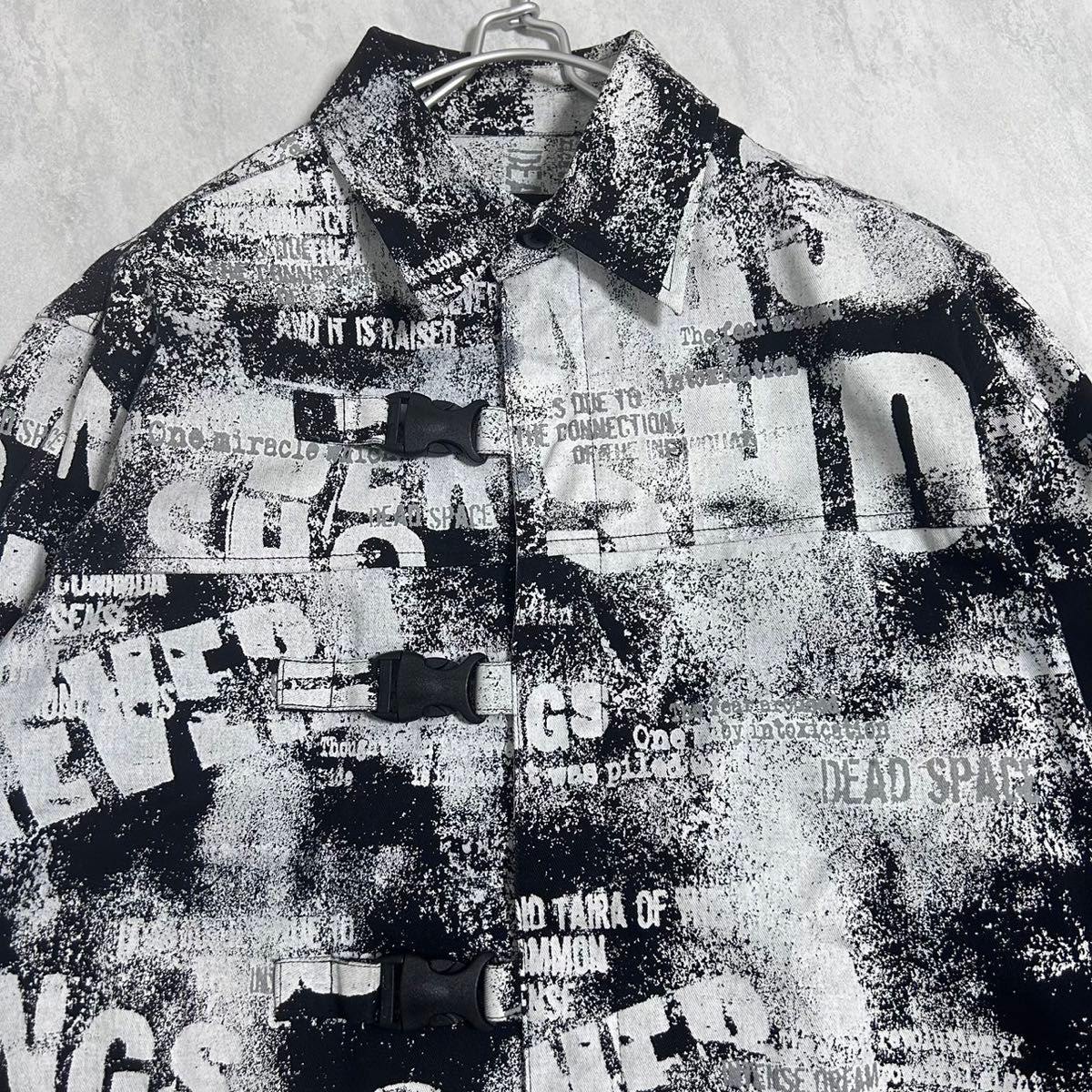 バーニングショー BERNINGS SHO 総柄ジャケット Lサイズ ホスト バーニングショー BERNINGS SHO 総柄ジャケット Lサイズ ホスト