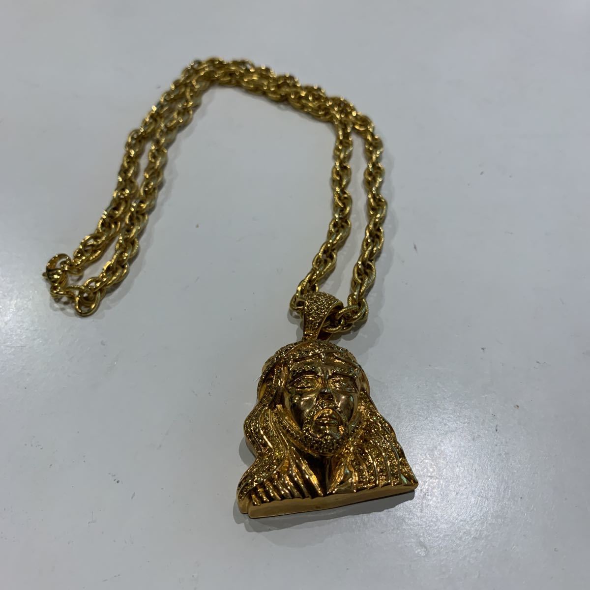 即決 ジーザス necklace ブリンブリン pinpcode アバランチ hiphop 送料無料_画像1